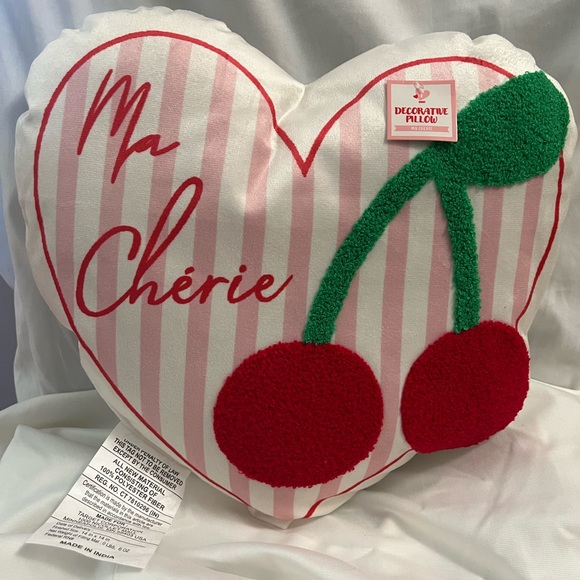 Other - Ma Cherie Heart Shaped Pillow For Valentine's Day